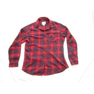 Field & Stream Women MD Madras Flannel Cabincore Gorpcore Retro Grunge (WB176)‎